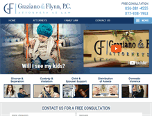 Tablet Screenshot of grazianolaw.com
